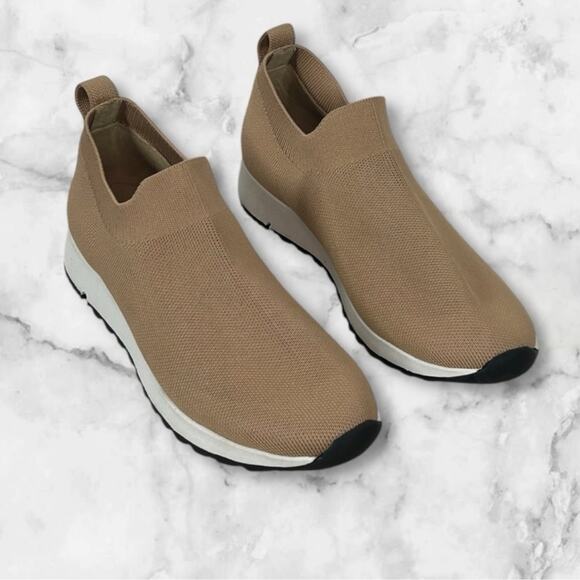 Onyx Women’s Beige Knit Slip-On Sneakers Size 38 (US 7.5) – NWOT - Picture 2 of 13